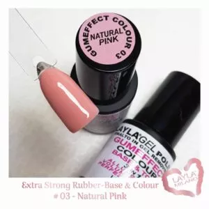 GUMEFFECT   03  COLOUR   NATURAL PINK בייס & קולור לילה מילאנו 03
