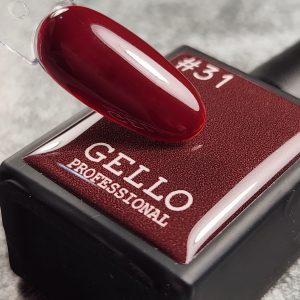 #31 לק ג'ל בורדו כהה ג'לו GELLO