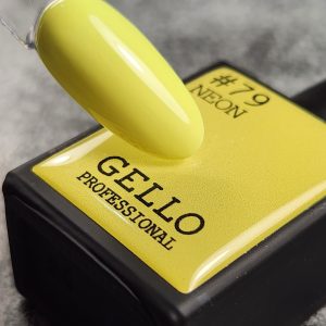 #79 לק ג'ל צהוב ניאון ג'לו GELLO