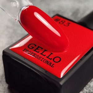 #83 לק ג'ל אדום וורוד ג'לו GELLO