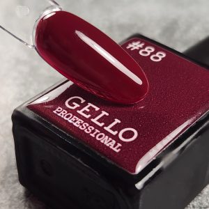 #88 לק ג'ל בורדו חום ג'לו  GELLO
