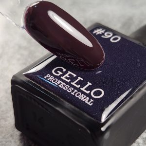 #90 לק ג'ל סגול שחור ג'לו GELLO