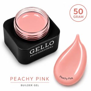 ג'ל בנייה ג'לו gello - בגוון - PEACHY PINK-  50 גרם