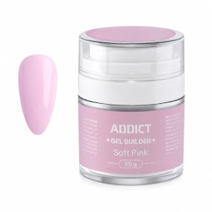 ג׳ל בנייה ורוד בהיר soft pink אדיקט בקופסא סקוויז 50g!