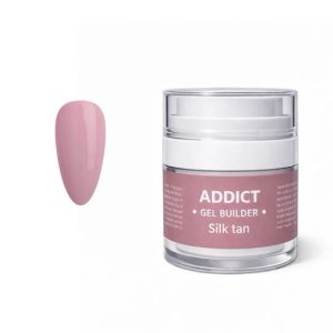 ג׳ל בנייה סילק טן קופסא 50 גרם ADDICT Squeeze Gel Builder – Silk Ten | 50g